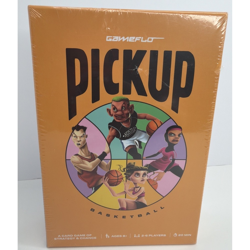 Gameflo Pickup Basketball Card Game Of Strategy Ages 8+ /2-6 Players New/Sealed